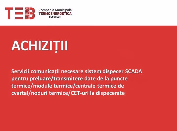 RADET caută urgent comunicații pentru sistemul de termoficare - Bucuresti