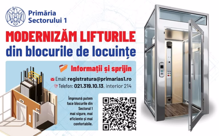 Sectorul 1 aprobă fonduri pentru lifturi și izolații la bloc