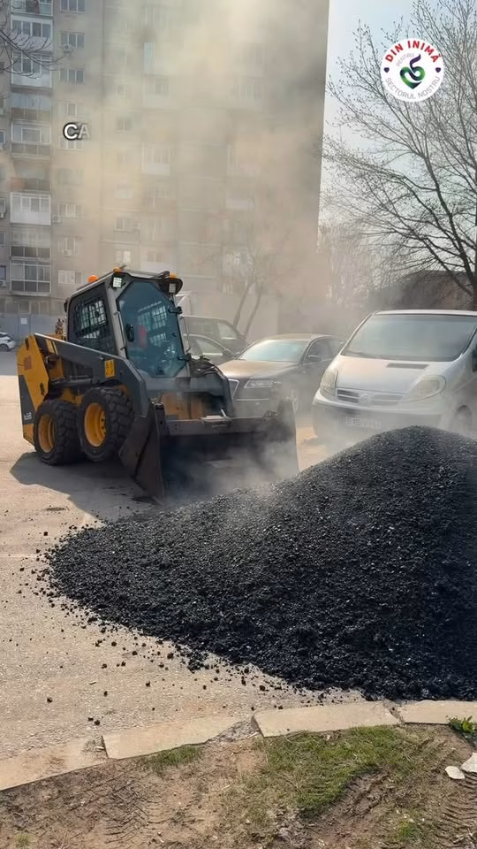 Sectorul 5 astupă gropile în Rahova și pe unde mai apucă - Bucuresti