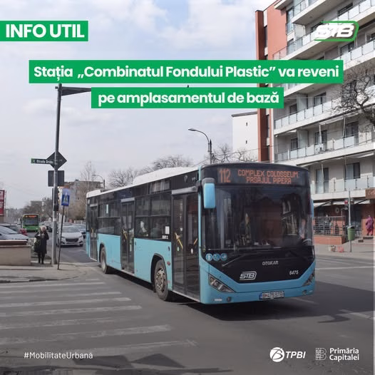 Stația Combinatul Fondului Plastic se întoarce acasă - Bucuresti