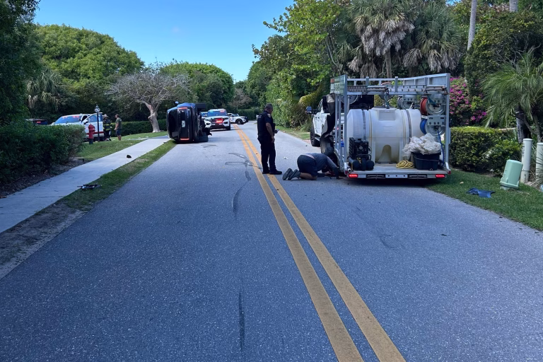 Tiger Woods, prins beat la volan în Florida