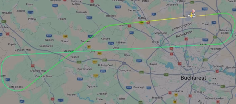 Avionul Wizz Air, întors de urgență pe Otopeni din cauza fumului