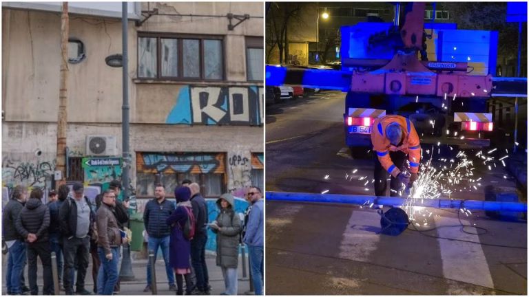 Demontarea stâlpilor de iluminat vechi din București a început