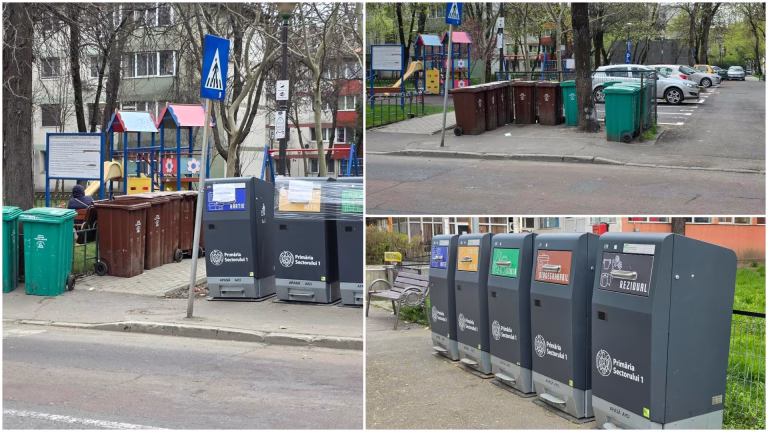 Fenomen ciudat în cartierul Pajura: tomberoanele își schimbă locul peste noapte