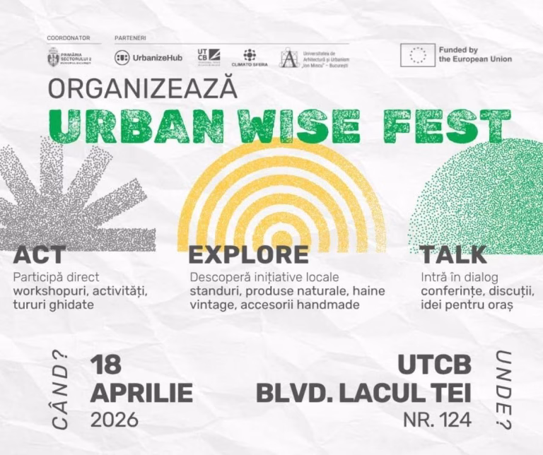 Festivalul UrbanWise: Oportunități pentru un București mai verde