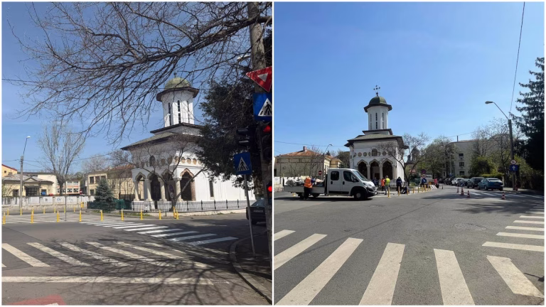 O nouă trecere de pietoni semaforizată a apărut în Cotroceni, la intersecția străzilor Elefterie cu Dr. Clunet