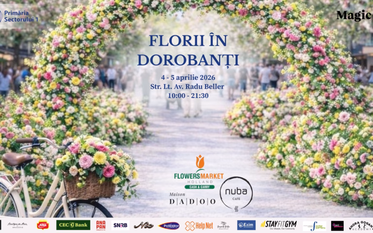 Dorobanți intră în sărbătoare: piața se redeschide, iar Radu Beller devine pietonală de Florii