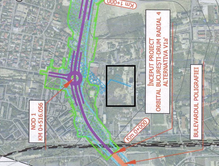 Un nou gigant imobiliar pe Intrarea Străulești, „mufat” la viitorul Drum Radial 4 Nord Expres. Dezvoltatorii ar trebui să rezerve un teren pentru o școală
