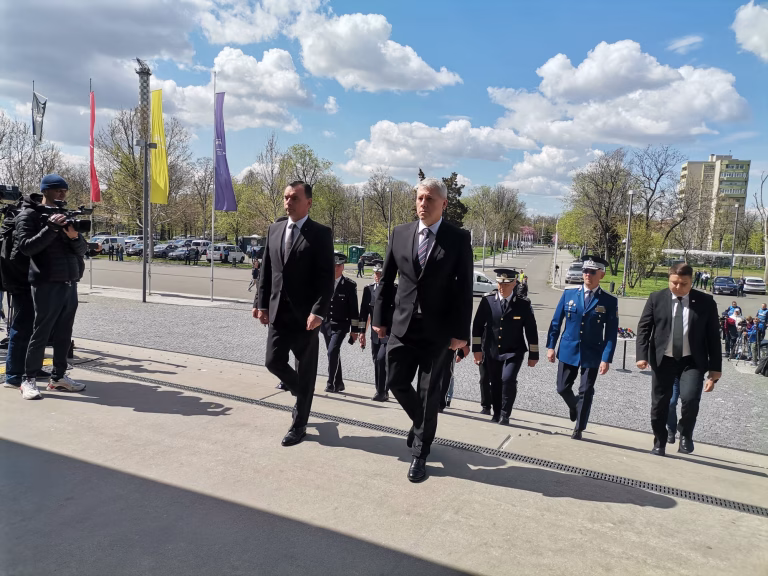 Cătălin Predoiu, ultim omagiu la căpătâiul lui Mircea Lucescu