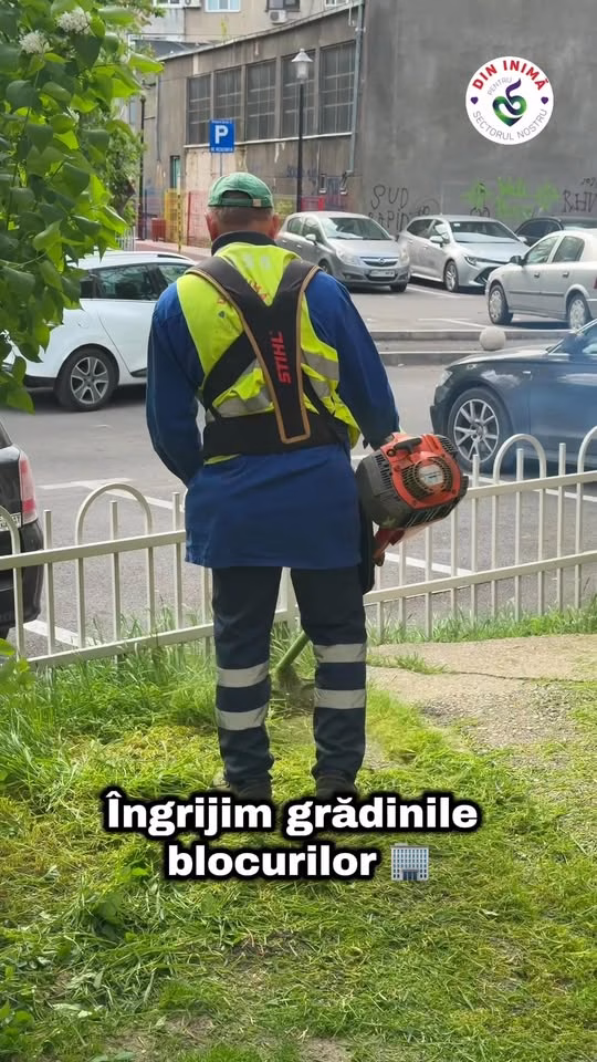 În Sectorul 5 se plantează flori și se tunde iarba non-stop - Bucuresti