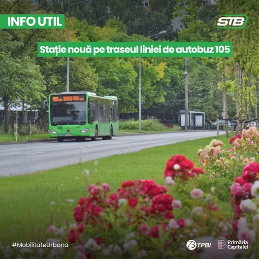 Linia 105 are stație nouă la Gara de Nord din azi