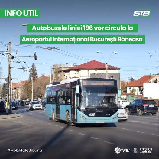 Linia 196 se prelungește până la Filaret prin Gara de Nord