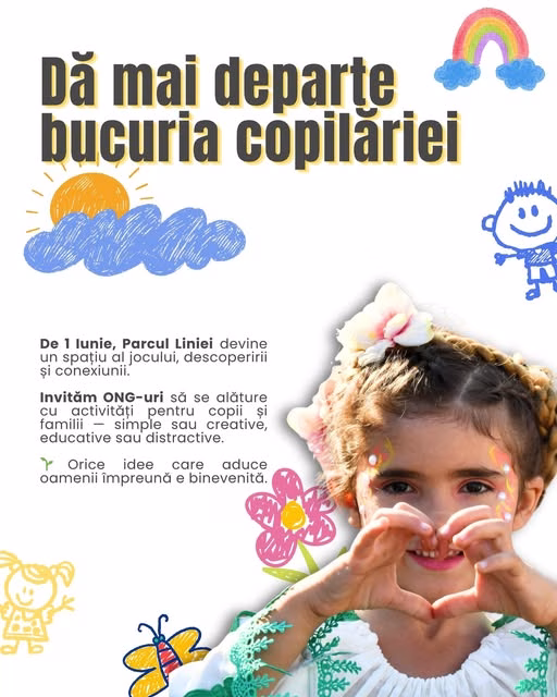 Parcul Liniei devine loc de joacă de 1 iunie