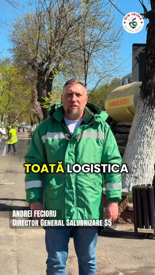 Sectorul 5 scoate măturile și utilajele pe străzi în fiecare noapte