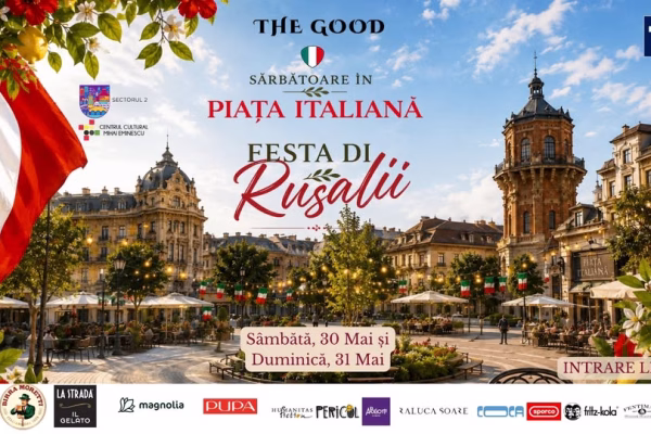 Piața Italiană se redeschide cu Festa di Rusalii, brunch comunitar și DJ set-uri