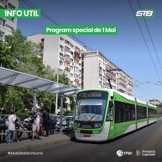 Autobuzele merg mâine ca duminica — program special 1 Mai - Bucuresti