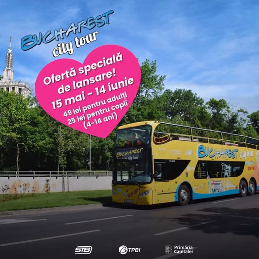 Autobuzele supraetajate revin în București de vineri