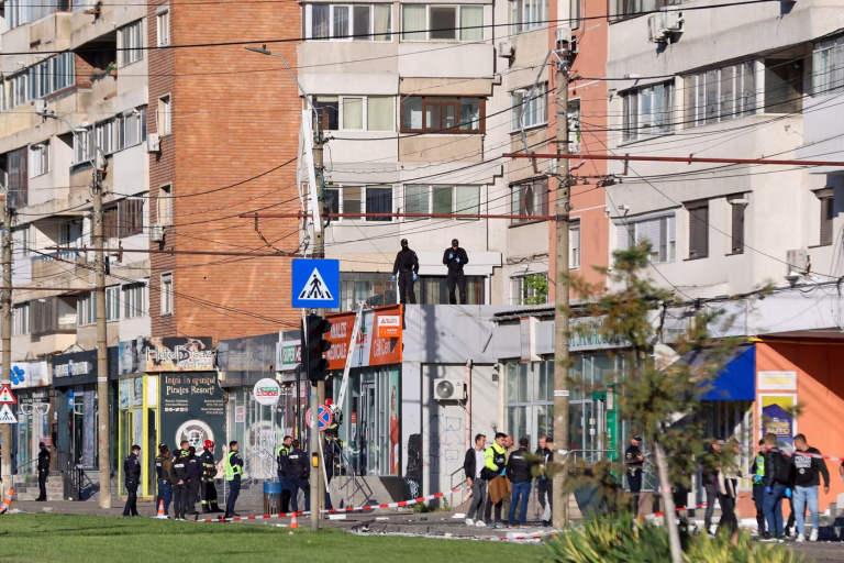 Dronă rusească căzută pe bloc în Galați — Nicușor Dan: „cel mai grav incident”