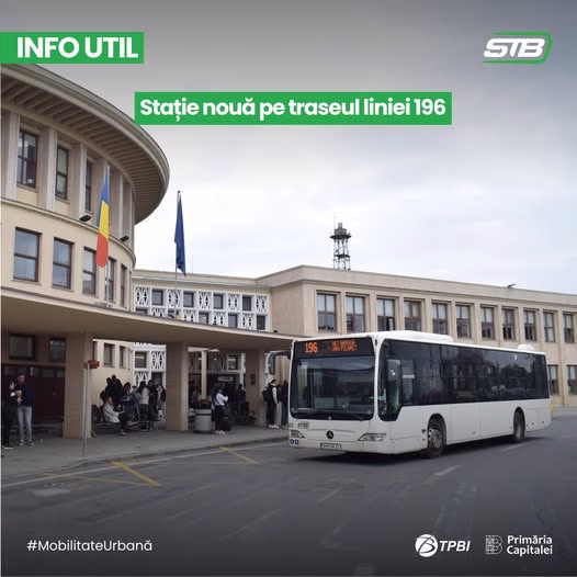 Linia 196 prinde stație nouă la Băneasa de mâine
