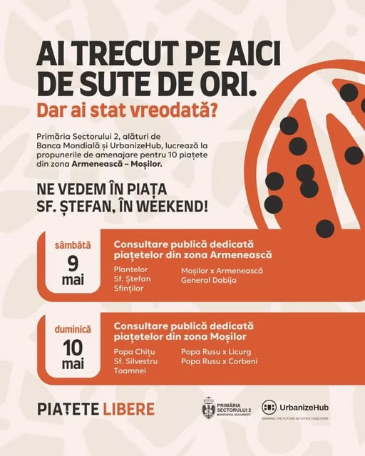 Piețele libere: Sectorul 2 transformă 10 zone în spații verzi - Bucuresti