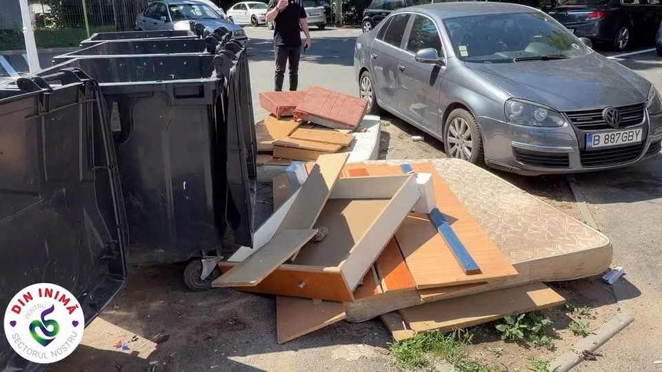 Curățenie generală în zona Iacob Andrei din Sectorul 5 - Bucuresti