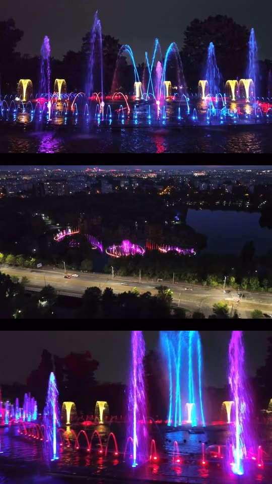 Show de apă și lumini în Parcul IOR, toată vara