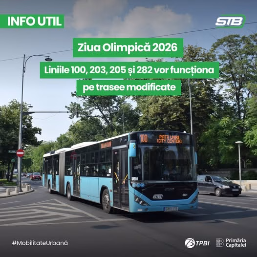 Ziua Olimpică blochează Kiseleff: 4 linii de autobuz deviază - Bucuresti