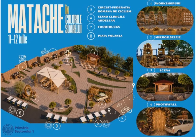 Piața Matache se umple de culoare și activități în weekend