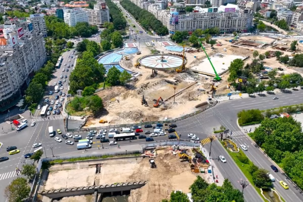 Planșeul Unirii, aproape gata: unde a ajuns șantierul