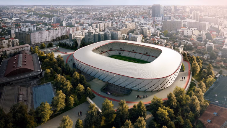 Veste bună pentru fanii roș-alb: mișcare pe șantierul stadionului Dinamo