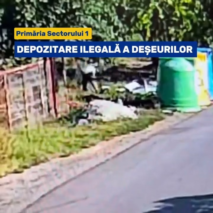 Amendă de 30.000 de lei pentru gunoaie aruncate ilegal în Sectorul 1 - Bucuresti