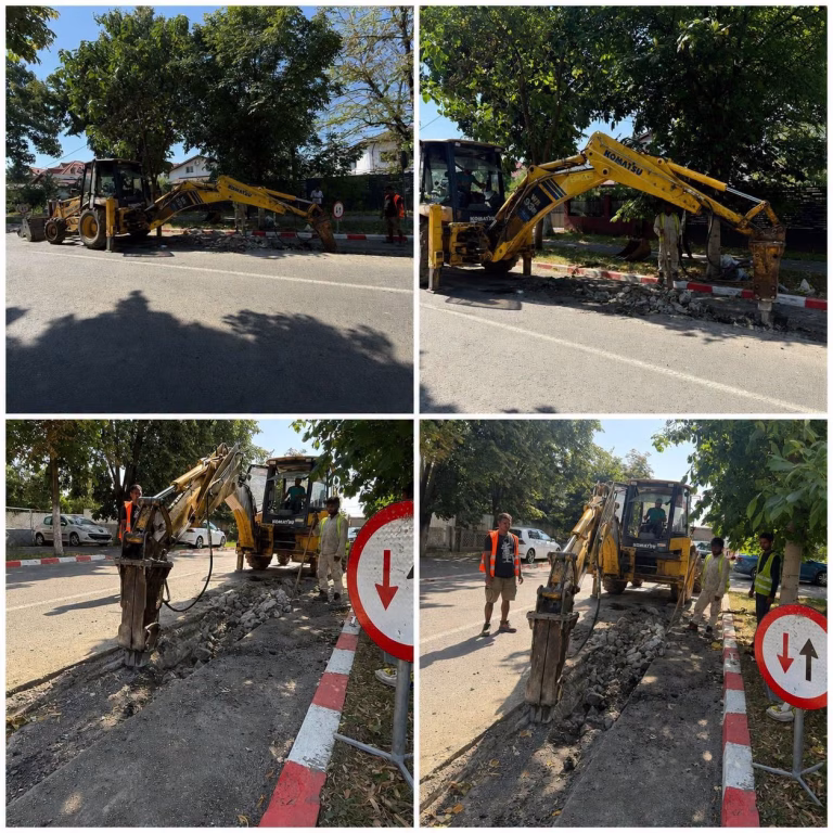 Voluntari mai deschide un șantier pentru apă. De data aceasta, pe strada Gheorghe Dincă