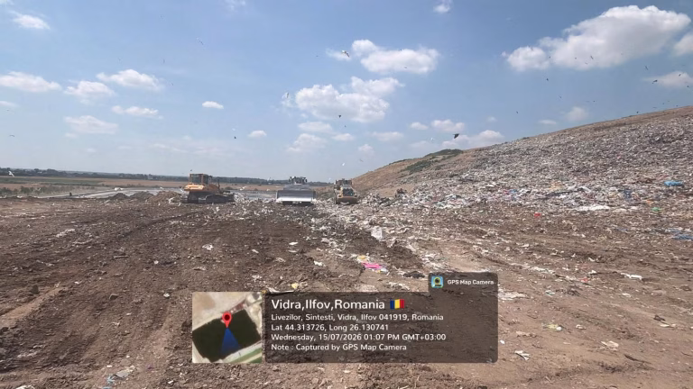 Groapa de gunoi Vidra, amendată din nou cu 115.000 de lei