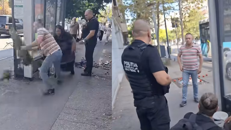 Poliția Locală S1, filmată în timp ce umilea o bătrână din Dorobanți