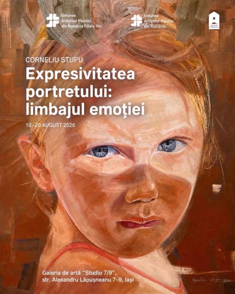 Portrete cu suflet: Corneliu Stupu expune la Iași - Cultura