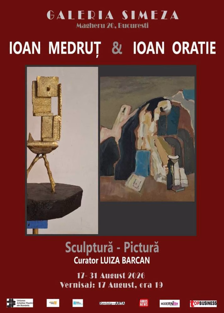 Sculptură și pictură la Simeza: Medruț și Orăție expun - Cultura