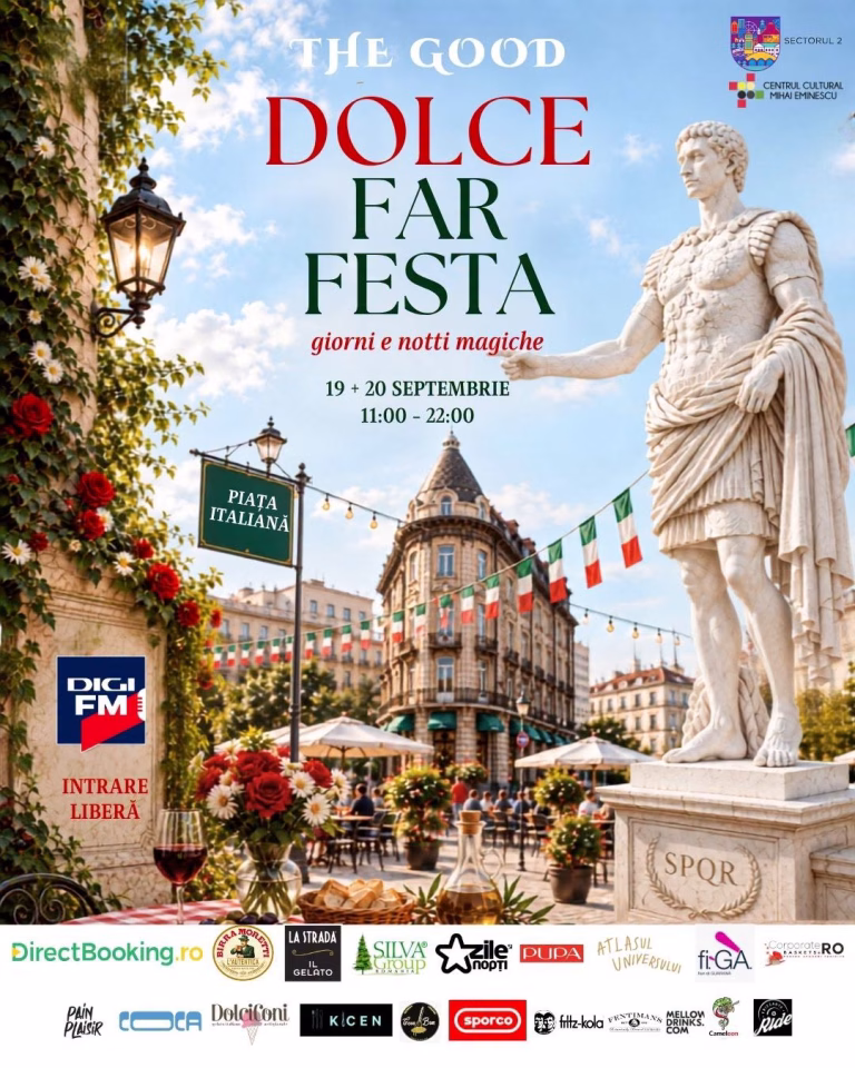 Un pic de Italia în centrul Bucureștiului. Piața Italiană intră în ritm de festa pentru două zile