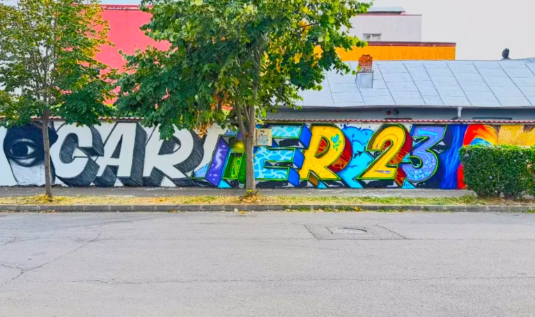 Cartierul 23 August, din nou pânză pentru artiști stradali