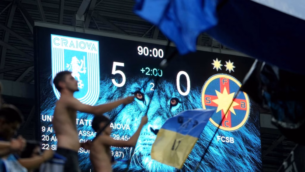 Craiova a făcut praf FCSB-ul, scor 5-0 în Bănie - Sport