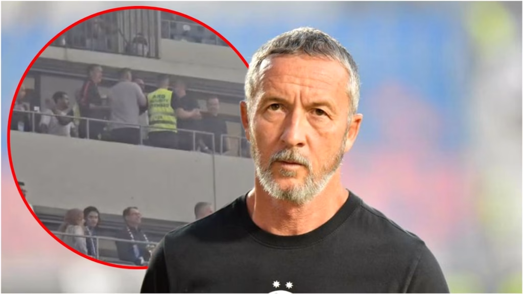 Mihai Stoica, nervi la loja din Craiova în meciul cu U Craiova - Sport