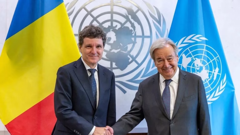 Nicușor Dan, la New York, discuții cu șeful ONU Guterres