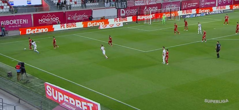 Sepsi - CFR Cluj 0-1, cu bară pentru ardeleni, acum pe Digi Sport 1