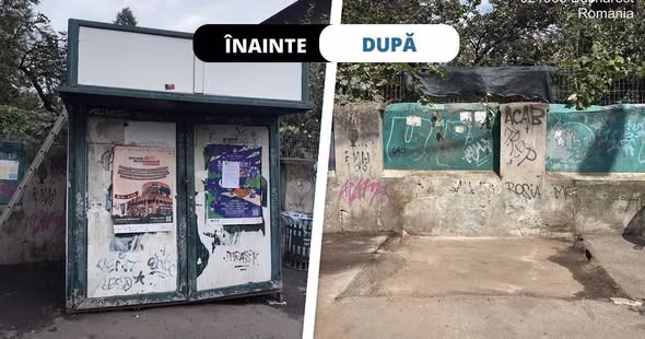 Trotuarele Bucureștiului, scăpate de chioșcurile ruginite
