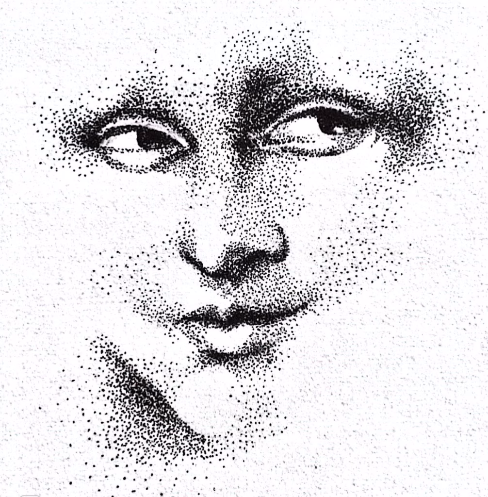 Un portret făcut din puncte, completat chiar de tine - Cultura