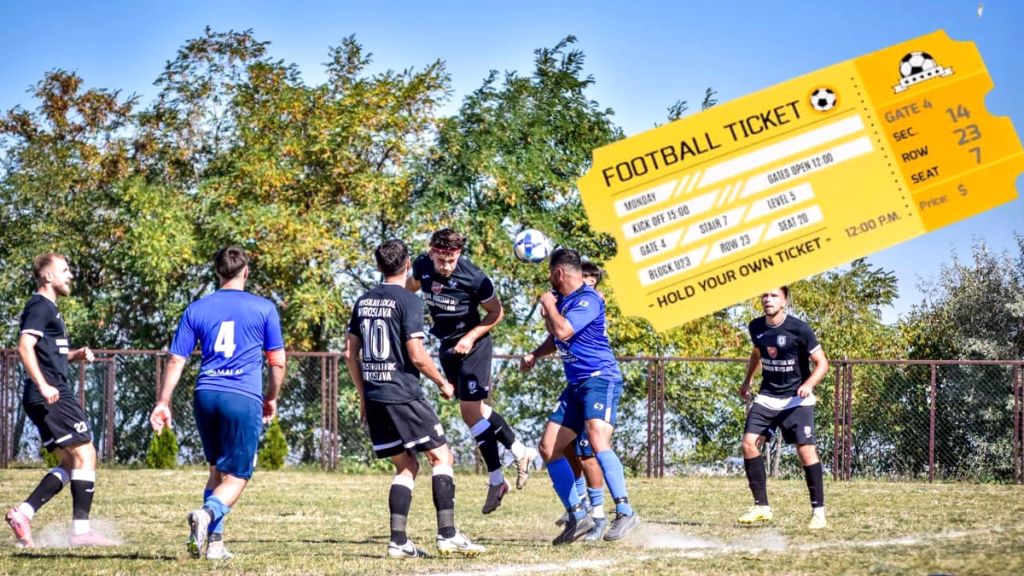 Bilet de 50 de lei la un meci din Liga a 4-a, lângă Iași - Sport