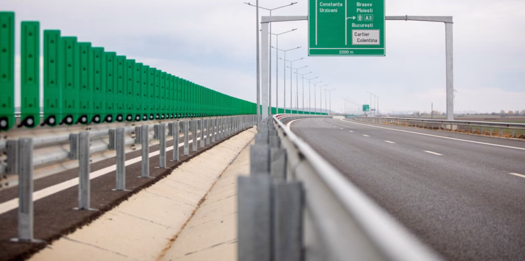 Bretea închisă spre A0, lângă Jilava-Giurgiu, pe DN5 - Bucuresti