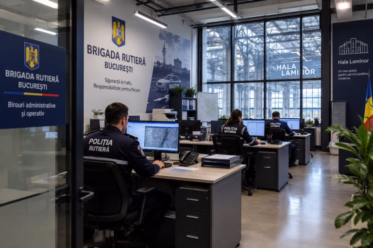Brigada Rutieră se mută la Hala Laminor din Sectorul 3