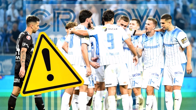 Craiova, fără trei titulari din cauza… jet lag-ului