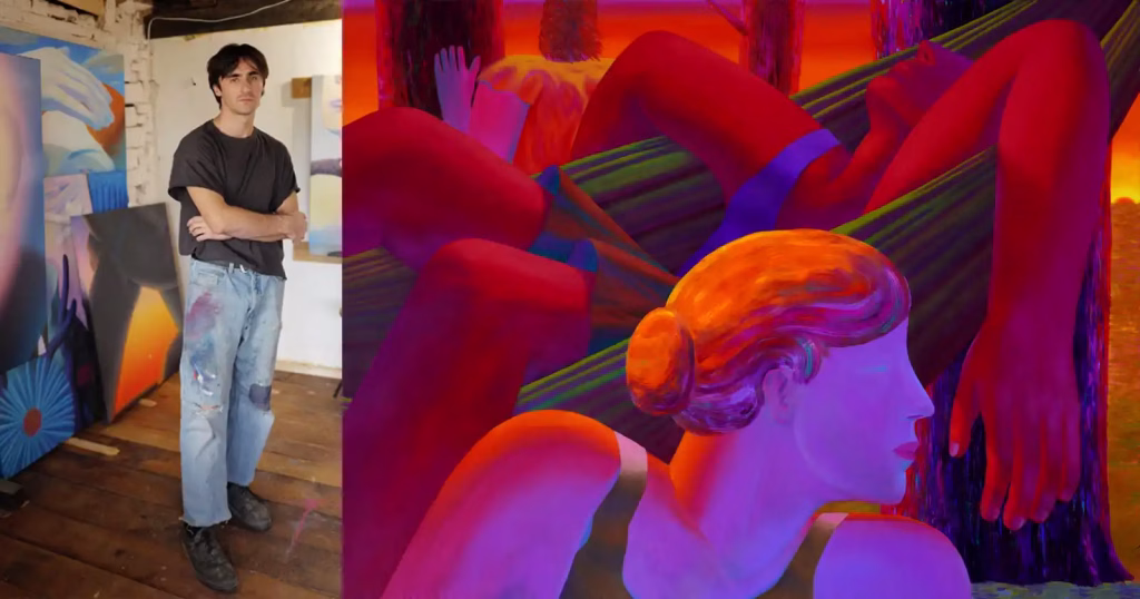 Debut de pictor în Piața Amzei, la Mobius Gallery - Cultura