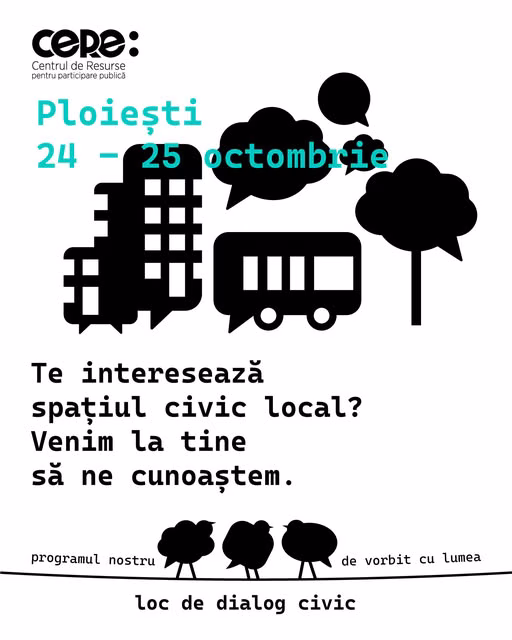 Eveniment civic pentru ploieșteni și zona Prahova-Dâmbovița-Buzău - Bucuresti